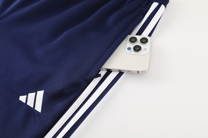 24-25 Al-Nassr Royal blue Jacket Tracksuit #01