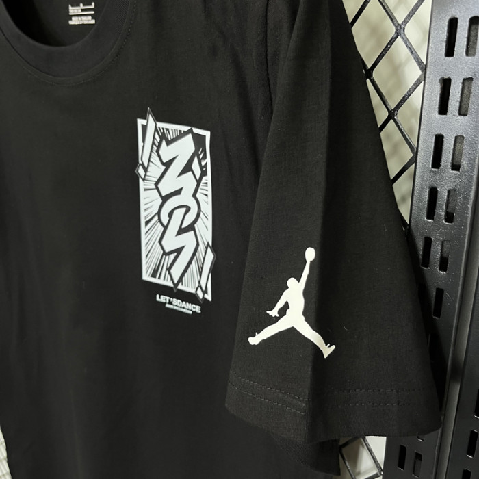 T136 Jordan Black High Quality Casual T-Shirt