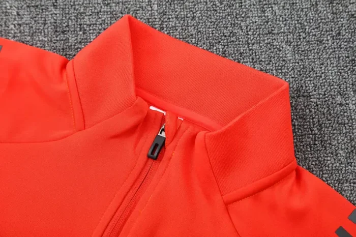 2025-26 Bayern Orange Jacket Tracksuit