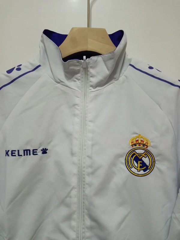 24-25 RMA White & Blue Double Sided Windbreaker (双面刺绣)(双面风衣)
