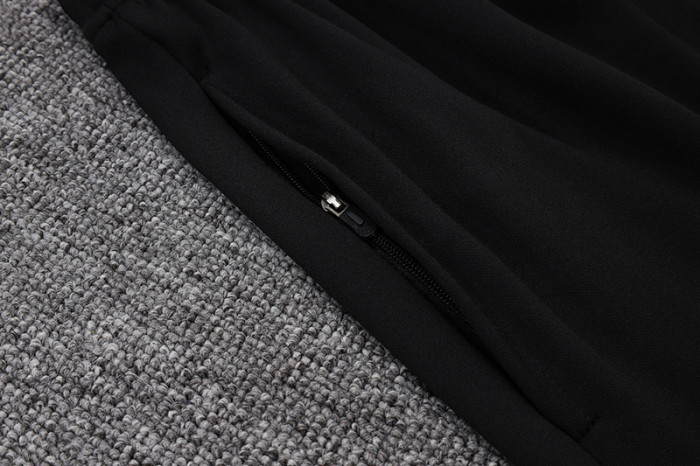 25-26 CHE Black Half Pull Tracksuit (半拉链)