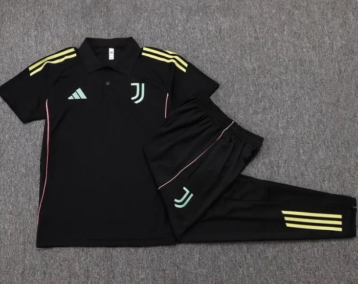 25-26 JUV Black Polo Tracksuit #C2550