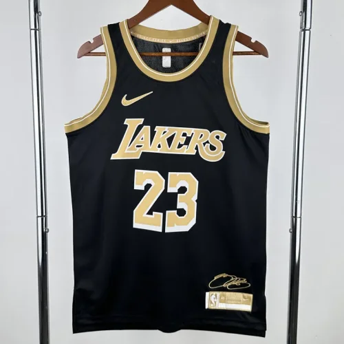 2022-23 LAKERS JAMES #23 Black Glory Edition Top Quality Hot Pressing NBA Jersey (荣耀版)