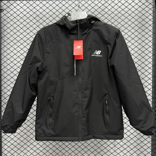 2024 NB Velvet Thickened warm Black Outdoor Jackets #F8加绒冲锋衣