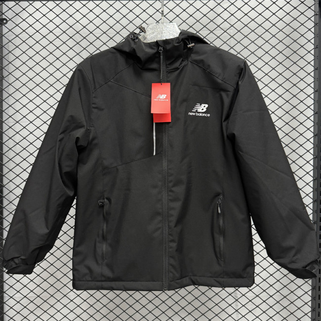 2024 NB Velvet Thickened warm Black Outdoor Jackets #F8加绒冲锋衣