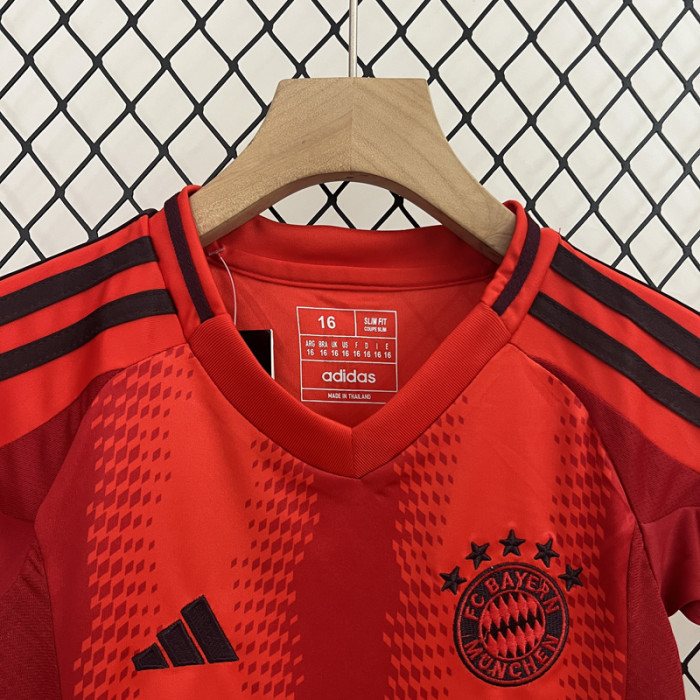 24-25 Bayern Home Kids Soccer Jersey