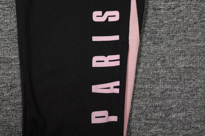 25-26 PSG Jordan Black Polo Tracksuit