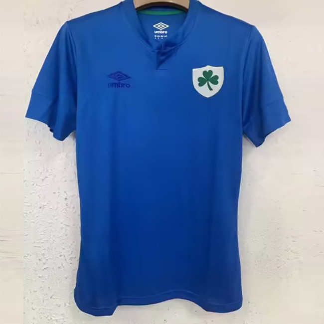2021 Ireland Blue Limited-Edition Centenary Fans Soccer Jersey