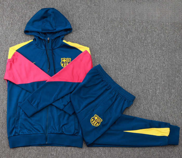 24-25 BAR Royal blue Hoodie Jacket Tracksuit #F602