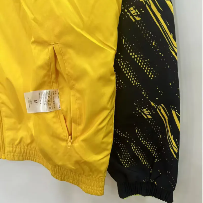 2025-26 Dortmund Yellow & Fluorescent Green Double Sided Windbreaker (双面风衣)