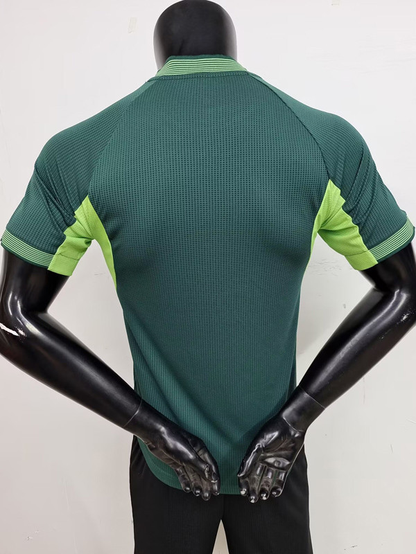25-26 Algeria Green Player Version Training shirts #A37