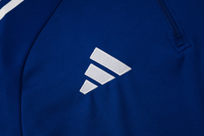 2025 AD Fancy blue Half Pull Tracksuit #06(半拉链)