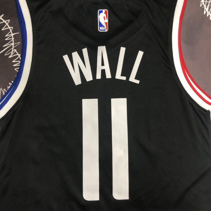 CLIPPERS WALL #11 Black Top Quality Hot Pressing NBA Jersey