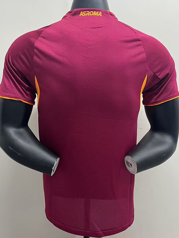 25-26 Roma Home Player Version Soccer Jersey