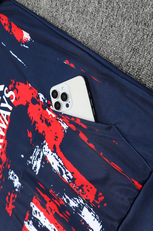 24-25 PSG Royal Blue Hoodie Tracksuit (卫衣套装)