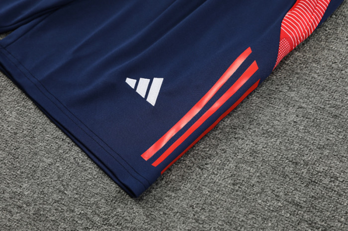 24-25 Man Utd BlueTank top and shorts suit