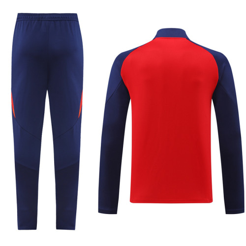 24-25 Spain Red Jacket Tracksuit #02