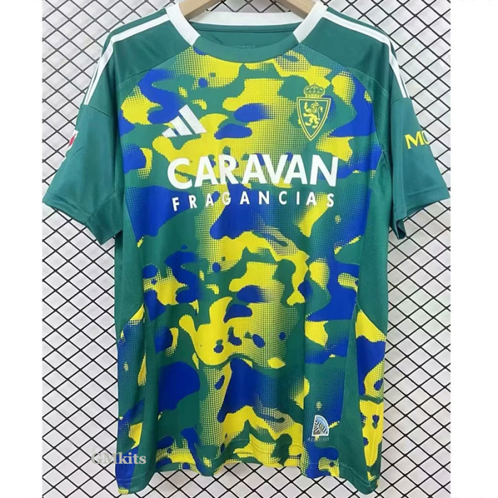 24-25 Zaragoza Green Limited Edition Fans Soccer Jersey