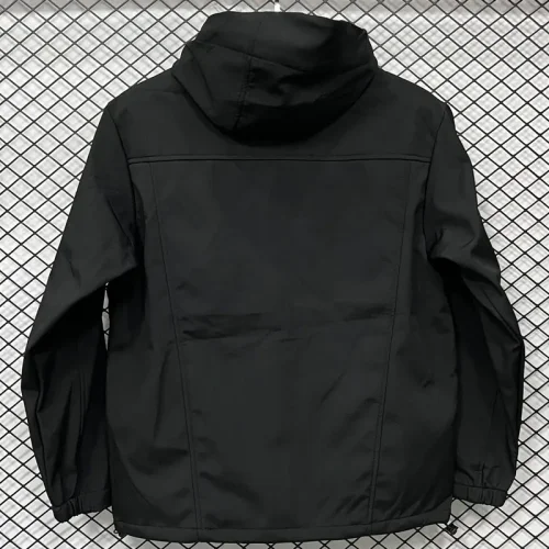 2025-26 PSG Jordan Black Outdoor Jackets #L6607软料