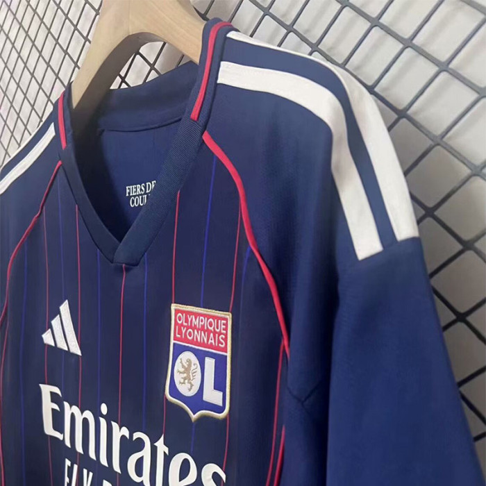 25-26 Lyon Away Fans Soccer Jersey