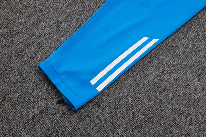 2025-26 RMA White Half Pull Tracksuit (半拉链）