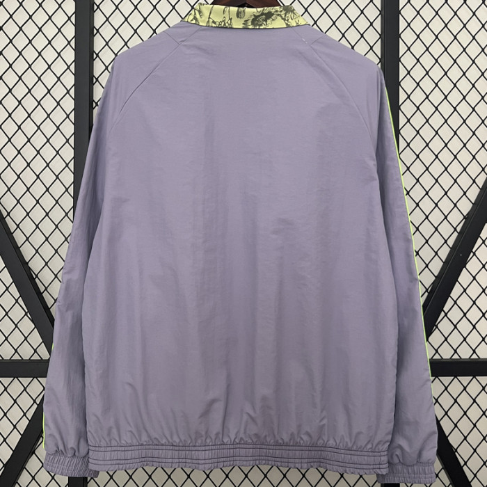 2024 Bayern Purple & Green Double Sided Windbreaker (双面风衣)