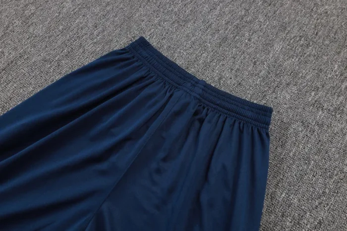 2025-26 PSG Jordan Royal blue Kids Half Pull Tracksuit #E25154(童装)(半拉链)
