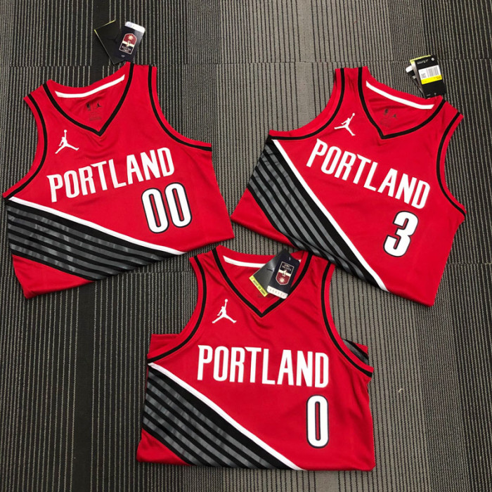 Trail Blazers ANTHONY #00 Trapeze Edition Top Quality Hot Pressing NBA Jersey