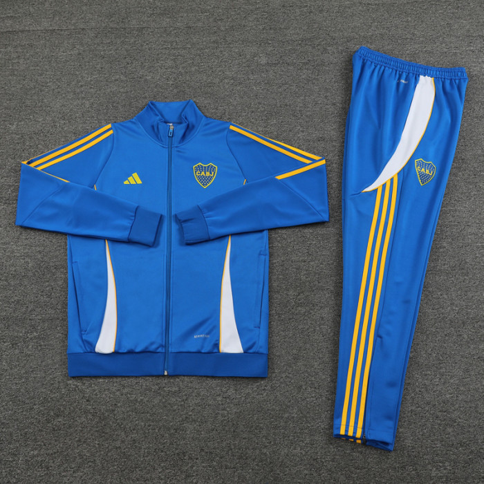 24-25 Boca Juniors Fancy Blue Jacket Tracksuit #05