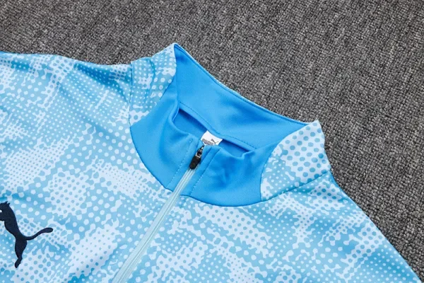25-26 Man City Light blue Half Pull Tracksuit (半拉链)