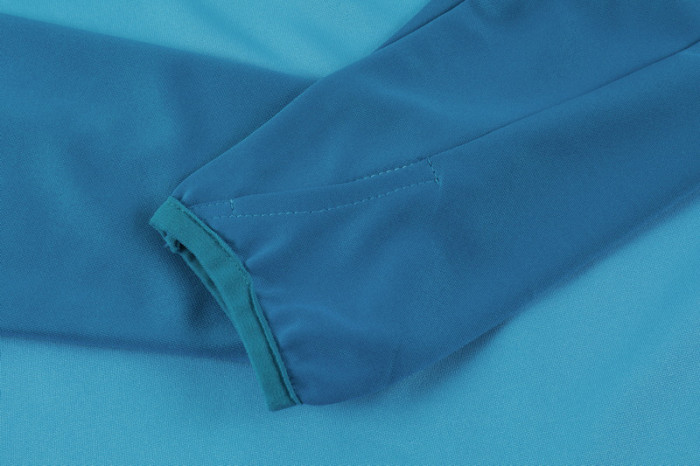 25-26 Flamengo Blue Half Pull Tracksuit (半拉链)