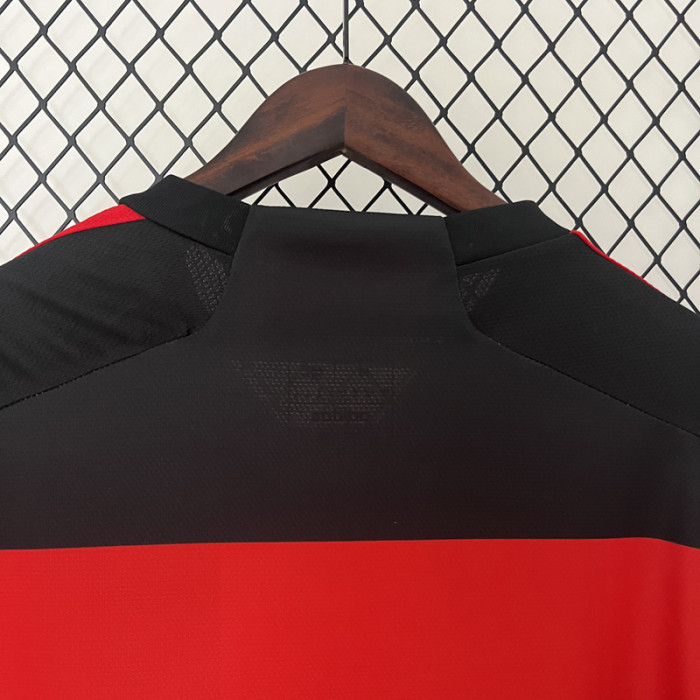 24-25 Flamengo Home Long Sleeve Soccer Jersey (长袖)