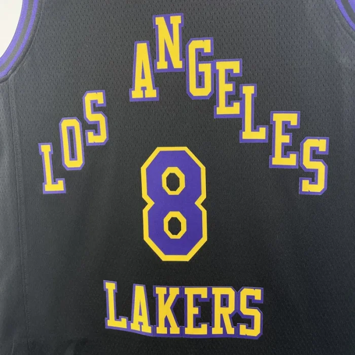 2023-24 LAKERS BRYANT #8 Black City Edition Top Quality Hot Pressing NBA Jersey