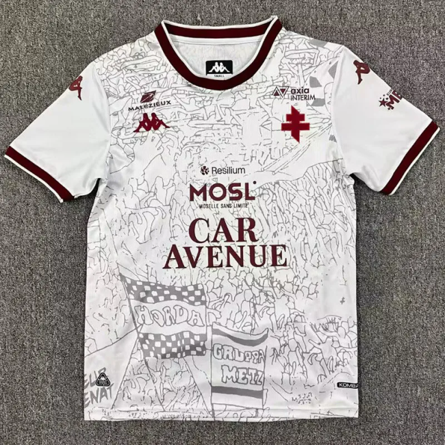2025-26 Metz Away Fans Soccer Jersey