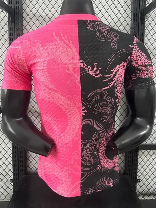 25-26 RMA Pink Black Special Edition Player Version Training Shirts (粉龙纹)