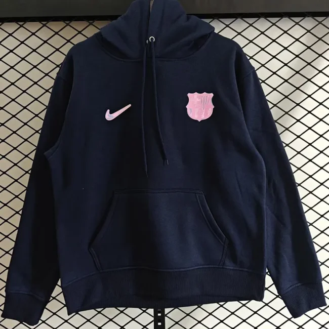 25-26 BAR Royal blue Hoody 宝蓝色(加绒)粉标