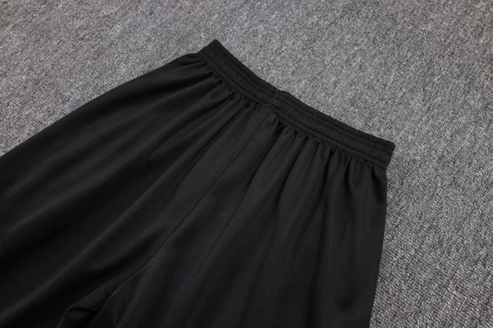 25-26 Argentina Black Kids Half Pull Tracksuit #E25130(童装)(半拉链)