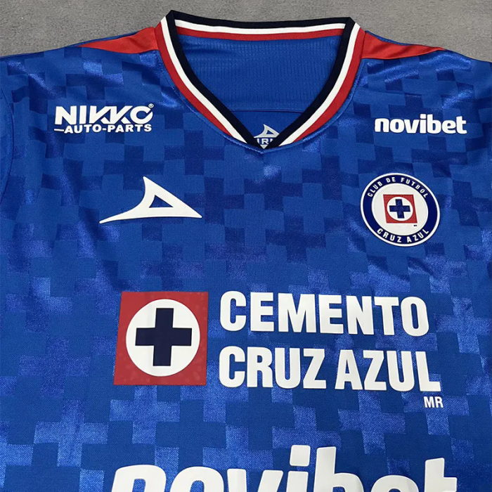 25-26 Cruz Azul Home Fans Soccer Jersey