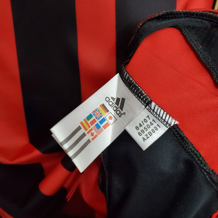 2006-2007 ACM Home Long Sleeve Retro Soccer Jersey (长袖)