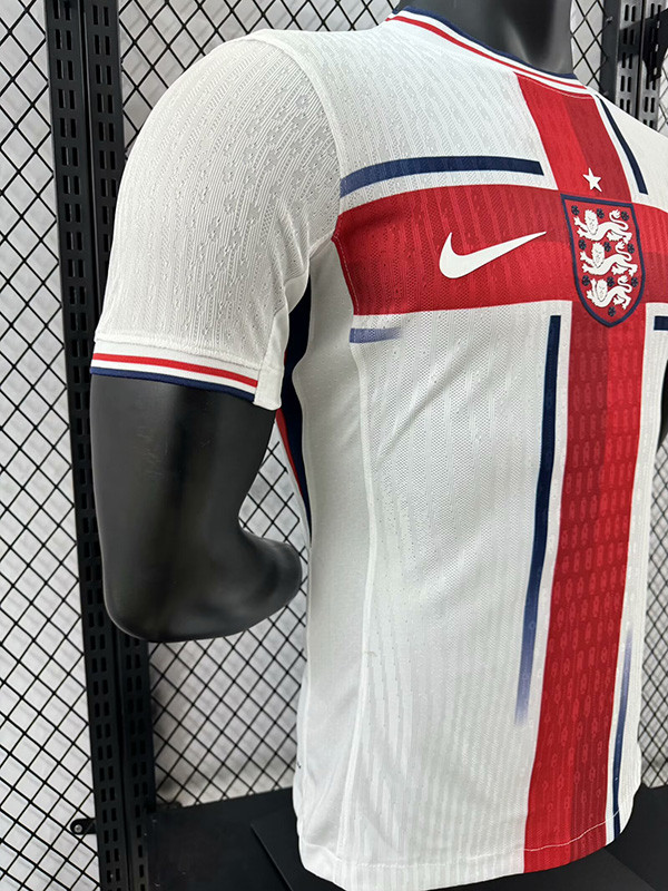 24-25 England White Red Special Edition Player Version Soccer Jersey 英格兰