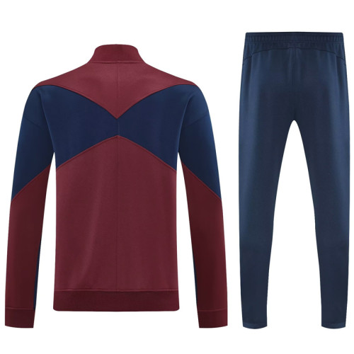 2025 NK Dark red Jacket Tracksuit #2318