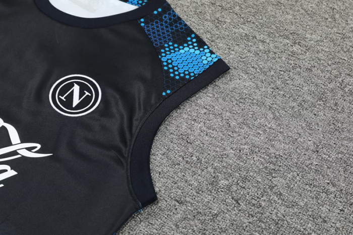 24-25 Napoli Black Blue Tank top and shorts suit