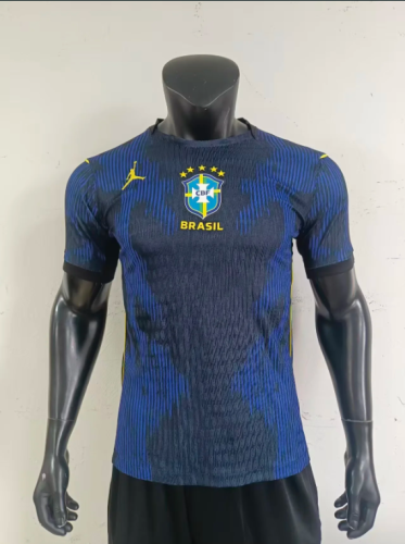 26-27 Brazil Away Player Version Soccer Jersey #带星