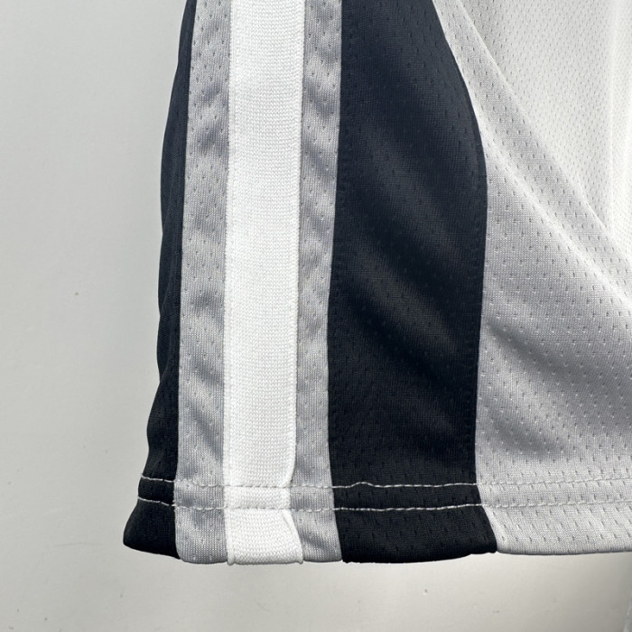 20-21 SA Spurs PARKER #9 Grey Top Quality Hot Pressing NBA Jersey (Trapeze Edition) 飞人版