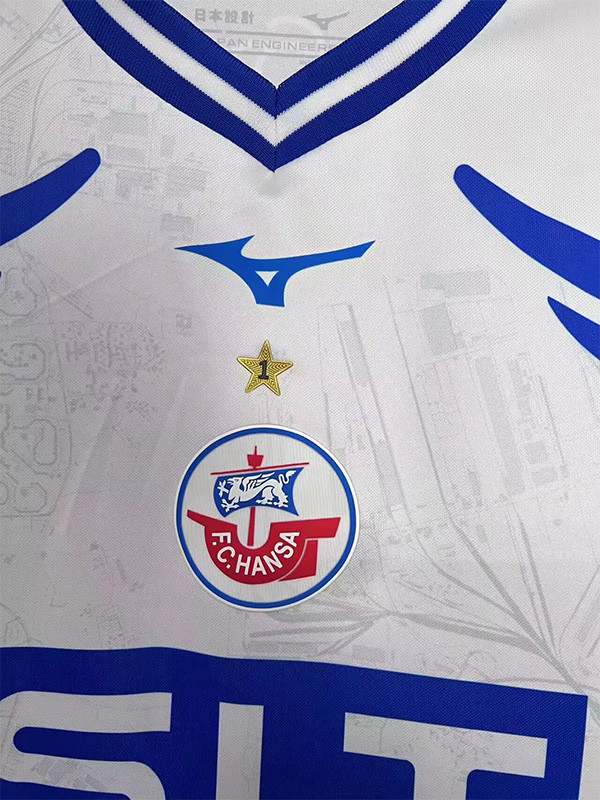 2025-26 Hansa Rostock Away Fans Soccer Jersey