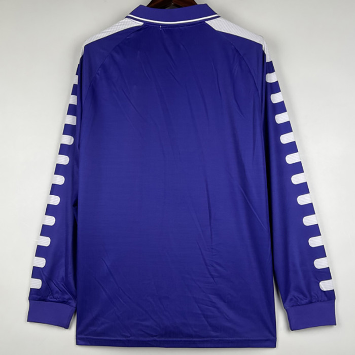 1998-1999 Fiorentina Home Retro Long Sleeve Soccer Jersey (长袖)