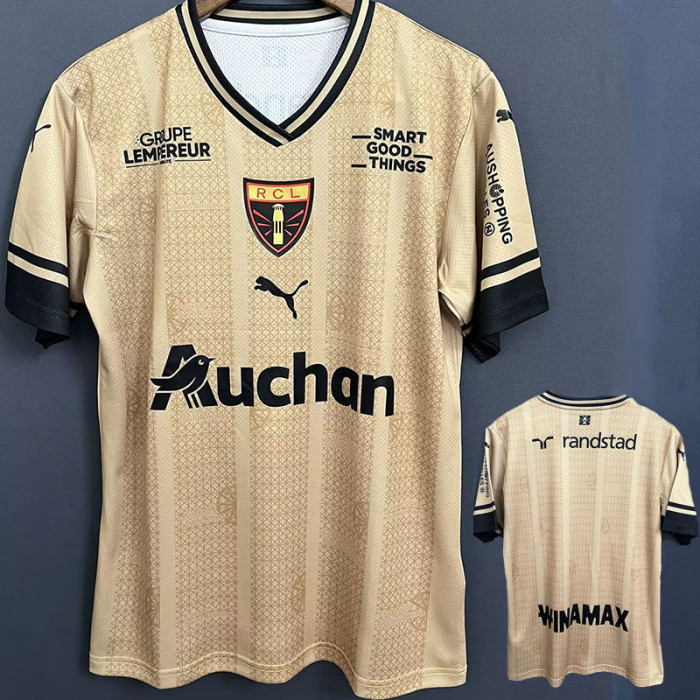 22-23 RC Lens Special Edition Yellow Fans Soccer Jersey