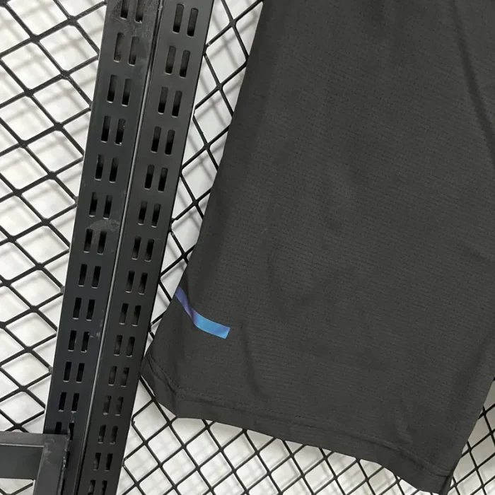 D980 AD Black Casual Short Pants
