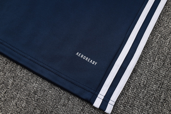 2025 AD Royal blue Half Pull Tracksuit #07(半拉链)