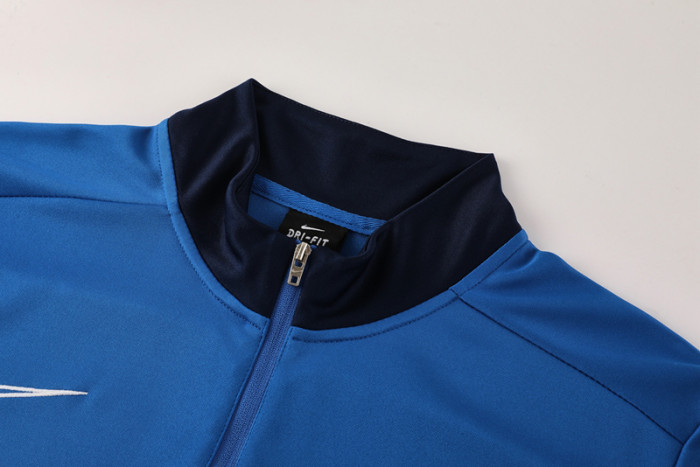 2025 NK Fancy blue Half Pull Tracksuit #NB09 (半拉链)